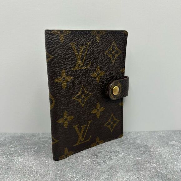 Louis Vuitton Monogram Etui Palm Cover Dark Brown Coated Canvas - Picture 2 of 16